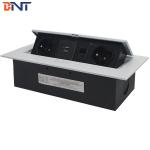 Multimedia Desk Pop Up Socket Box Wire Grommet Cover Power