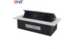 China Multimedia Desk Pop Up Socket Box Wire Grommet Cover Power supplier