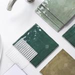 New Bathroom Shower Kitchen Backsplash High Glossy Glazed Handmade Ceramic Wall Tiles for sale