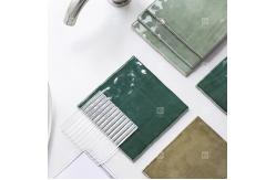 China New Bathroom Shower Kitchen Backsplash High Glossy Glazed Handmade Ceramic Wall Tiles supplier