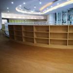 Office Cupboard Storage File Cabinet Curved Wooden Bookcase For Library