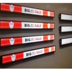 Ultrathin 13.8 Inch 350 Nits Stretched Bar LCD Display FHD IPS Advertising Machine for sale