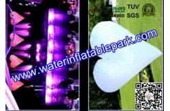 China 1m Heart  Inflatable Decoration , Hanging Inflatable Wedding Decorations supplier