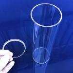 SiO2 Fused Quartz Tube One End Sealing Bottom Or Round Bottom for sale