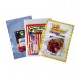 Laminated Custom Printed Transparent Plastic Mylar Sea Food Packaging Vacuum Sealed Frozen Pouch Bag for sale