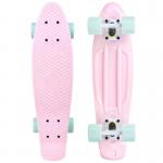 22inch Penny Complete Skateboards Macaroon Color Pink Deck For Beginners Girls for sale