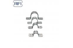 China Two Hole EMT Conduit Straps 1 / 2 Inch For Electrical Metallic Tubing supplier