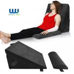 Elevated 55*30*69cm Wedge Foam Pillow With Headrest Large Back Cushion for sale
