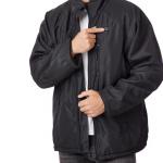 S-3XL Winter Black Electric Heated Jackets For Men for sale