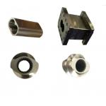 Plastic Extrusion Machine Barrel And Screw Compounding Co-Rotating Bimetallic Parallel Twin Screw Barrel for sale