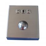 IP65 vandal proof stand alone metal industrial optical trackball pointing device for sale