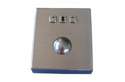 China IP65 vandal proof stand alone metal industrial optical trackball pointing device supplier