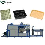 Automatic Plastic Vacuum Forming Machines Coffee Cup Lid Making Machine for sale