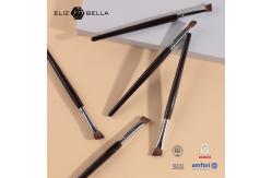 China Synthetic Hair Angled Eyeliner Brush 3 Pack Ultra Thin Slanted Eyebrow Brush supplier