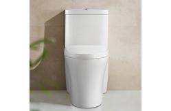 China Floor Mounted Elongated Bathroom Toilets With Clean Lines And Low Profile supplier
