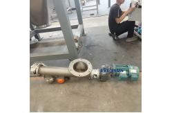 China Customized Inclined Screw Conveyor With Charging Capacity 2m3/H - 12m3/H supplier