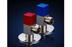 China Anti Back Toilet Basin Faucet Hot Cold Water Triangular Valve supplier