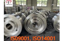 China Customized Free Forged Crane Wheel Hub For Heavy Duty Port supplier