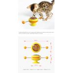 Catnip Ball Gyro Interactive Pet Toys Rotating Windmill Cat Toy ABS Turntable Function