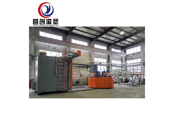 LLDPE Bi Axial Rotomoulding Machine 7000L Tank Volume 1 Year