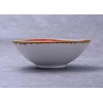 4.75 Inch Triangle Shape Stoneware Small Ceramic Bowl Set