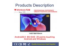 China H11S 75 Inch Smart Trace Board Interactive Whiteboard 20 Point Touch supplier