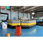 Inflatable Carnival Games 7m Crazy Inflatable Wipeout Game Meltdown Machine For Amusement for sale