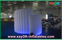 China Photo Booth Backdrop Commerical Led Inflatable Photo Booth , Foldable Spiral Inflatable Photobooth supplier