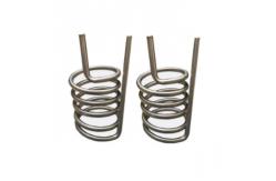 China Coaxial Cooler Heat Exchanger , Refrigerator Heat Exchanger Spiral Twisting Construction supplier