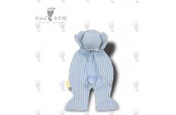 China 35 X 19cm Polar Bear Towel Stripe Plush Bear Baby Security Soothing Towel supplier