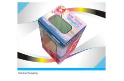 China Fancy Cake Paper Packaging Boxes Recycled With Transparent Window supplier