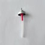L Actuator Aluminum Metered Aerosol Valve For Cosmetic Aerosol Cans for sale