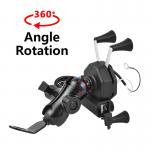 Waterproof 360degree Motorcycle Wireless Charger Mount 30V-150V for sale