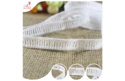 China 1.2cm Lace Trims Machine Crochet Pure Poly Mesh Lace Ribbon For Women Dress supplier