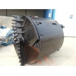 Drill Pipe Mud Bucket 1200mm Diameter Rock Drilling Bucket With Bullet Teeth for sale