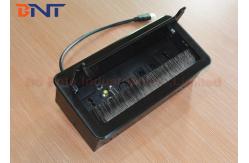 China Black Tabletop Manual Flip Up Outlet / Interconnection Multiple Socket For Office supplier