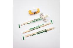 China Custom Eco Friendly Takeaway Round Bamboo Chopsticks supplier