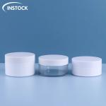 Cosmetic Jar With White Lids Cosmetic Packaging Bottle 100/120/150ml Eye Face Body Cream Facemask Cream Jar for sale