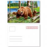Fashion Eco - Friendly 3D Plastic Cards / Lenticular Postcard Printing for sale
