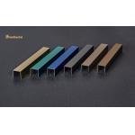 304 Stainless Steel Tile Trim Decorative U Profile With V Groove for sale