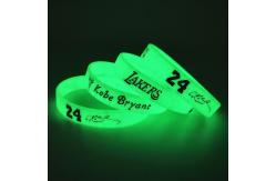 China Factory Custom Silicone Bracelet Festival Activity Party Concert Event Gift Noctilucent Night Glow Silicone Wristbands supplier
