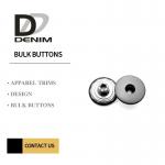 Antique Denim Metal Buttons Silver Color Metal Jeans Button For Clothing for sale