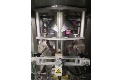 China Automatic Chips Snack Food Nitrogen Filling Packing Machine With Multihead Weigher supplier