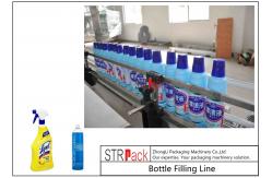 China Electric Liquid Bottle Filling Line Large Filling Volume For Foaming Detergent Cleaner supplier