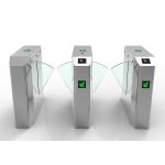 0.2s 40persons/min RS485 Bi Directional Flap Turnstile for sale