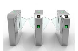 China 0.2s 40persons/min RS485 Bi Directional Flap Turnstile supplier