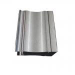Fashionable Gold Shiny Brush Light Champagne Silver Aluminum Frame Profiles with Custom Length