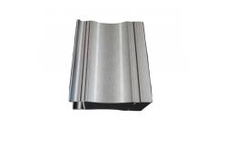 China Fashionable Gold Shiny Brush Light Champagne Silver Aluminum Frame Profiles with Custom Length supplier