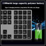 Wireless Bluetooth 3.0 Pin Code Keypad Numeric Keyboard With 7 Backlight