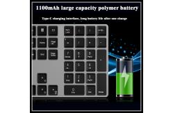 China Wireless Bluetooth 3.0 Pin Code Keypad Numeric Keyboard With 7 Backlight supplier